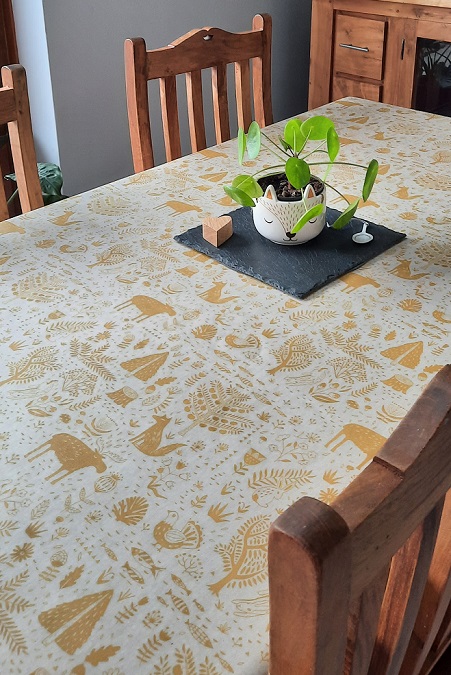 Bosco Wipe Clean Oilcloth tablecloth