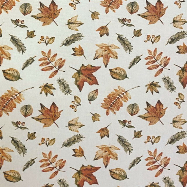 Autumn Leaves Matt Oilcloth