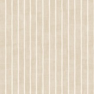 Pencil Stripe Nougat Wipe Clean Oilcloth Tablecloth