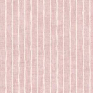 Pencil Stripe Bloom Wipe Clean Oilcloth tablecloth