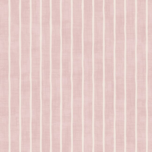 Pencil Stripe Bloom Wipe Clean Oilcloth tablecloth