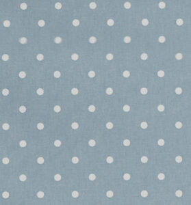 Just Dotty Air Force Blue Wipe Clean Oilcloth Tablecloth