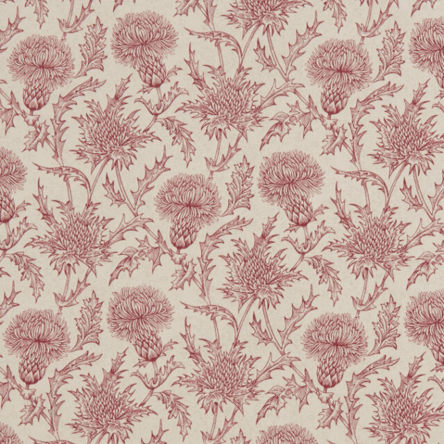 Carlina Garnet Matt Wipe Clean Oilcloth Tablecloth