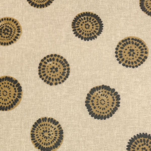 Laura Honey Matt Wipe Clean Oilcloth tablecloth