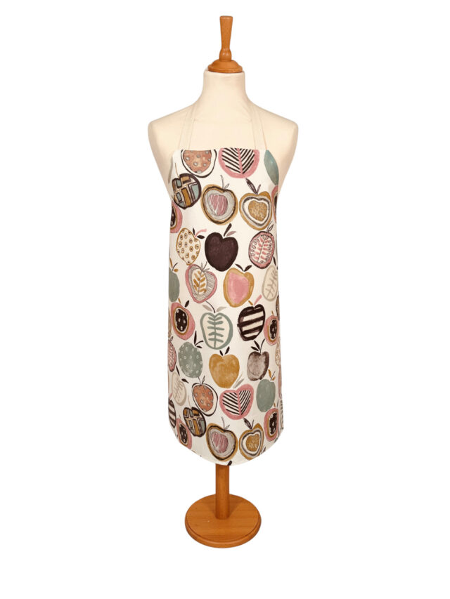 Apples Marshmallow Adult Oilcloth apron