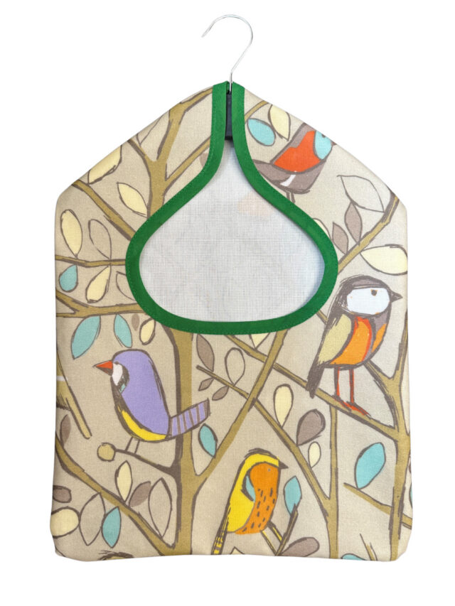 Tweety Natural Wipe Clean Oilcloth Peg Bag