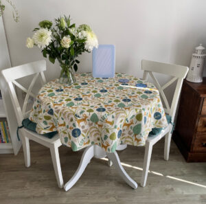 Scandi Forest Spring Wipe Clean Matt Oilcloth
