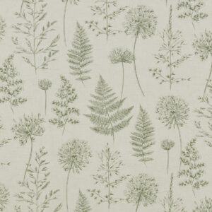 Chervil Fern Matt Wipe Clean Oilcloth Tablecloth
