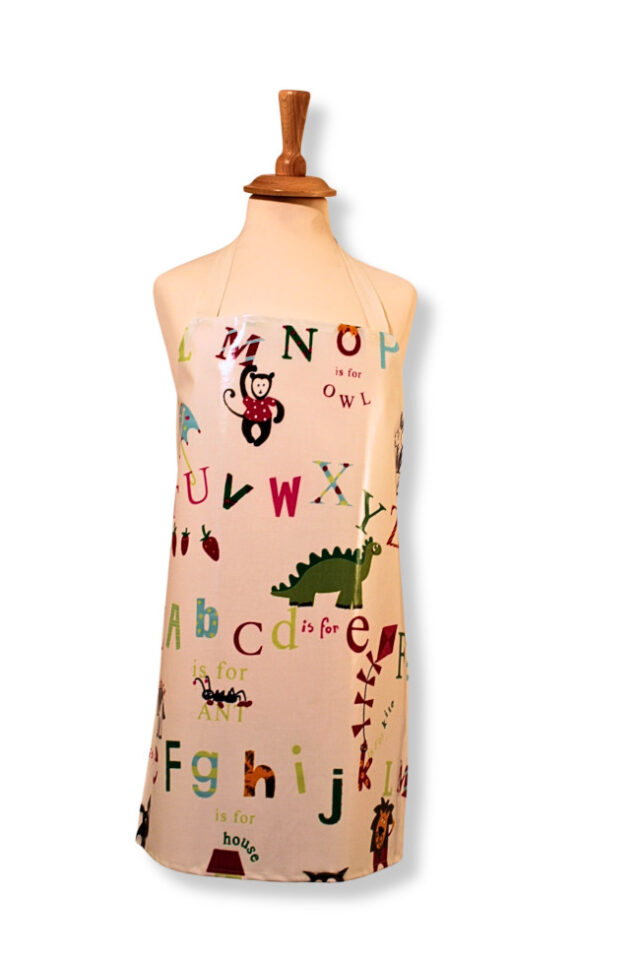 ABC Children's Large Oilcloth Apron