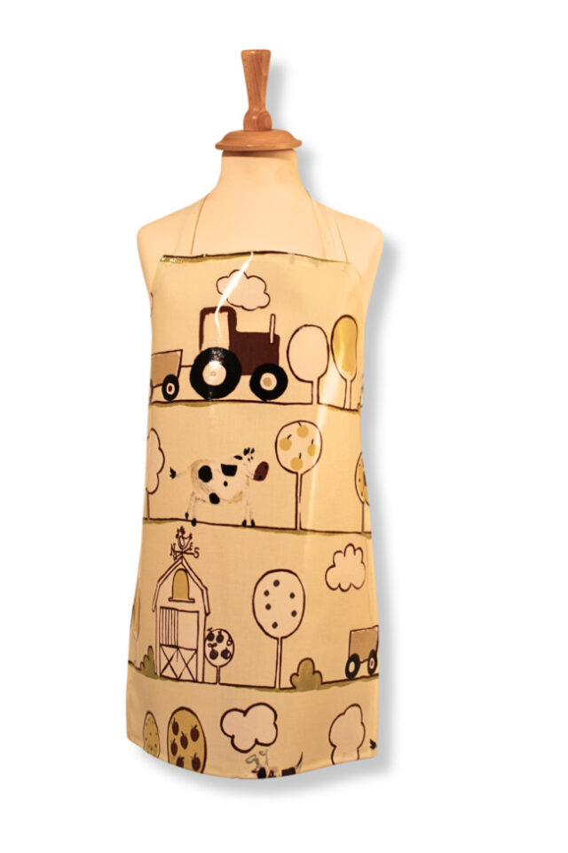 Old MacDonald Children's Large Oilcloth Apron
