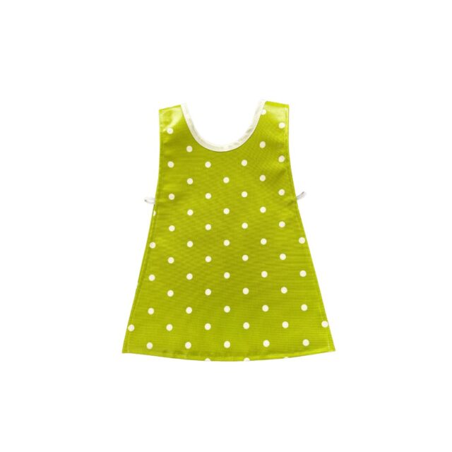 Dotty Lime Children's Oilcloth Tabard