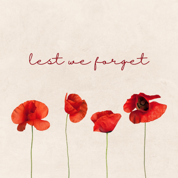 Lest we forget